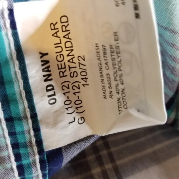 Old Navy Buttoned Up Shirts Bundle Boy's Size L 10-12 - Picture 14 of 16